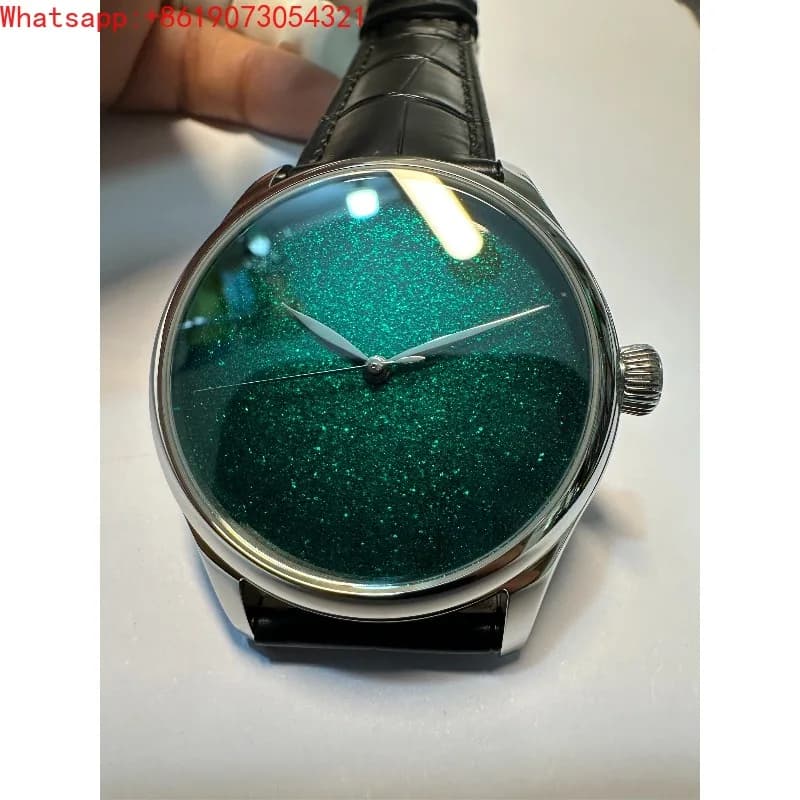 The Great Qin Empire enamel dial! ETA2824 fine grinding movement, American alligator leather belt
