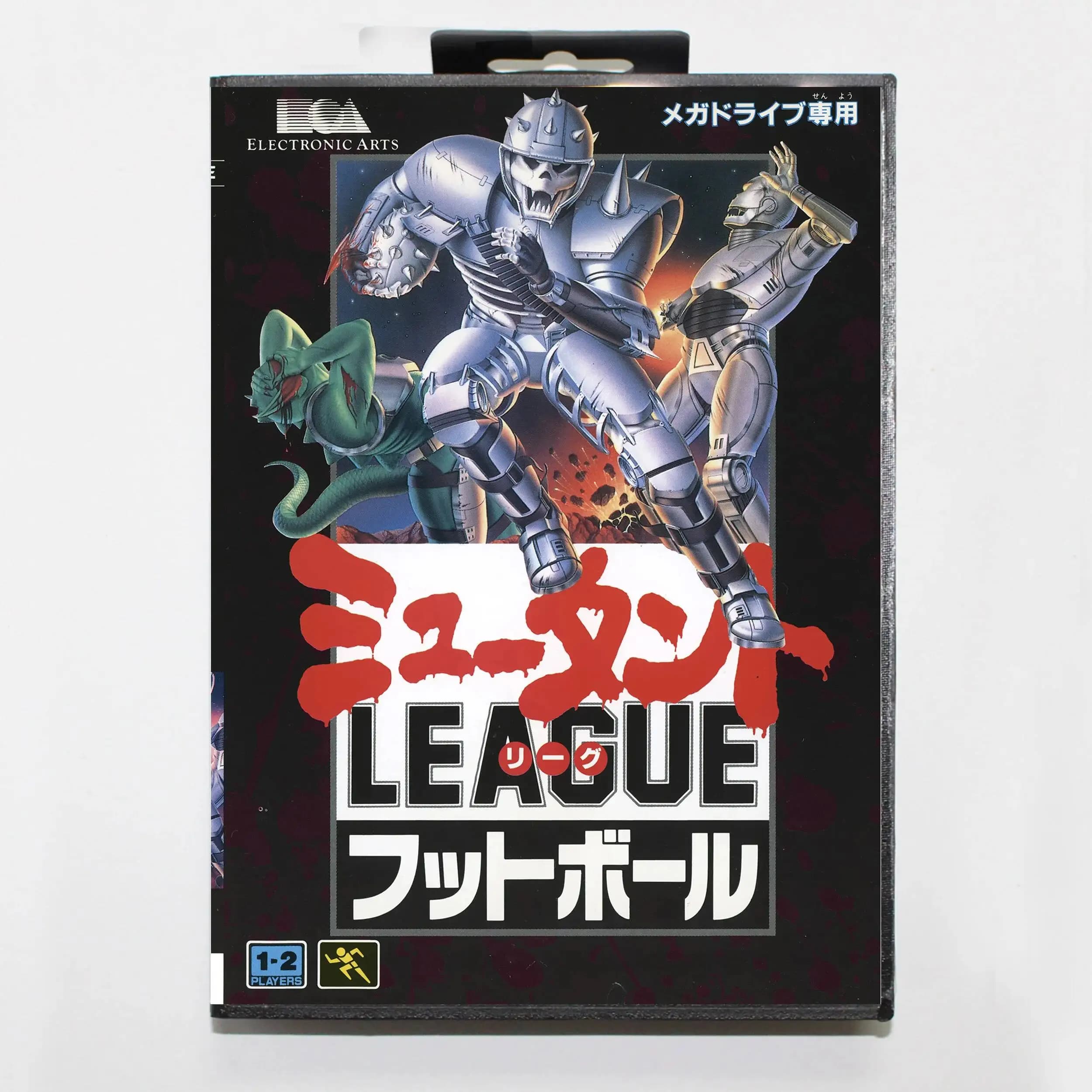 Offerta Speciale: Scheda di Gioco Mutant League Football con Scatola JP, Cartuccia MD 16 bit per Sistema Sega Mega Drive/Genesis