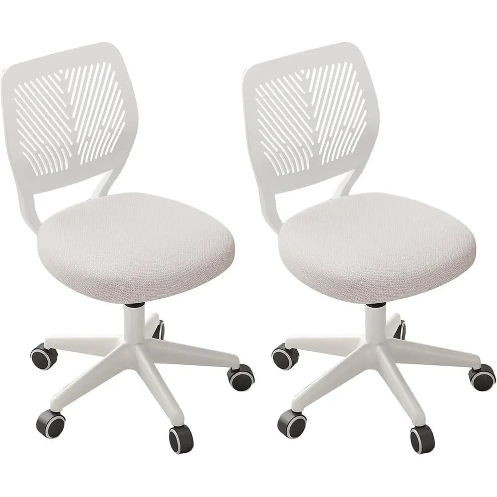 ArmlDesk Chair, Height Adjustable Swivel Oice Rolling Task Chairs with Sot Mesh Padded Cushion, Ergonomic Small Study Computer C