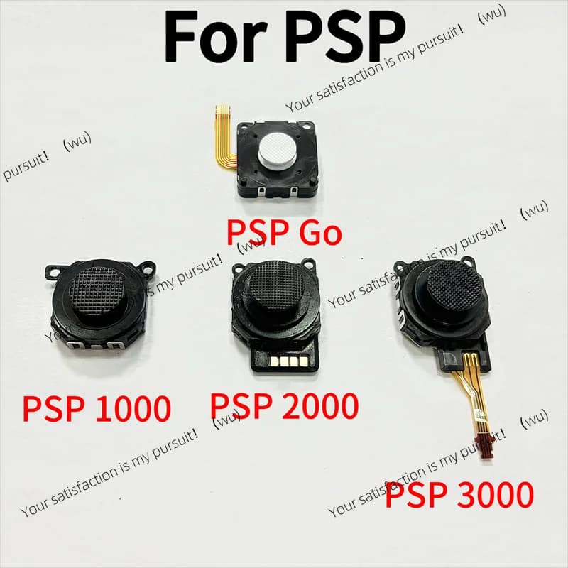 2 pezzi 3D Joystick analogico Thumb Stick Giochi Accessori per PSP 1000/2000/3000/PSP Go Console Modulo Stick di ricambio