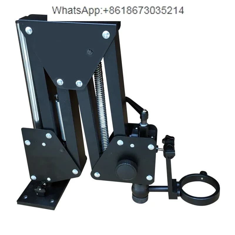 Staffa per braccio articolato regolabile Supporto a sbalzo Testa da 76 mm per microscopio stereo binoculare trinoculare BB