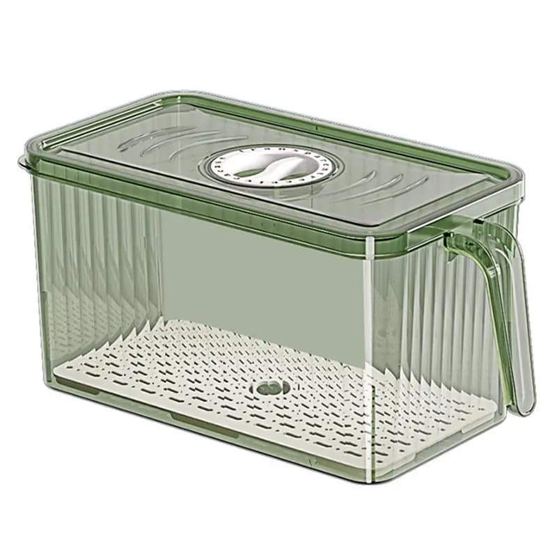 AB42-Container for refrigerator food, suitable for storing bread, food, vegetables and fruit