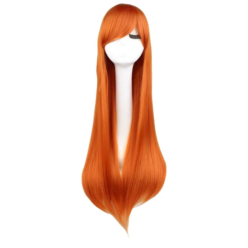 5;e,8\v,5/XQAnime Bleach Inoue Princess Orihime Cosplay Costume White Tops Skirt Uniform Wig Adult Woman Sexy Carnivalf,5'h\8/m'