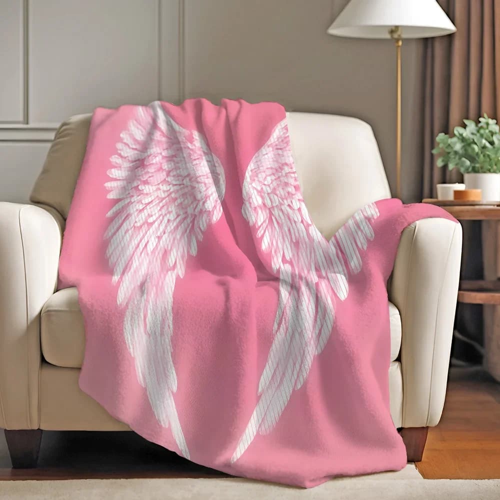 Coperta Fashion VVictorias Girl calda e morbida per camera da letto, soggiorno, divano, letto, ufficio, viaggi, campeggio