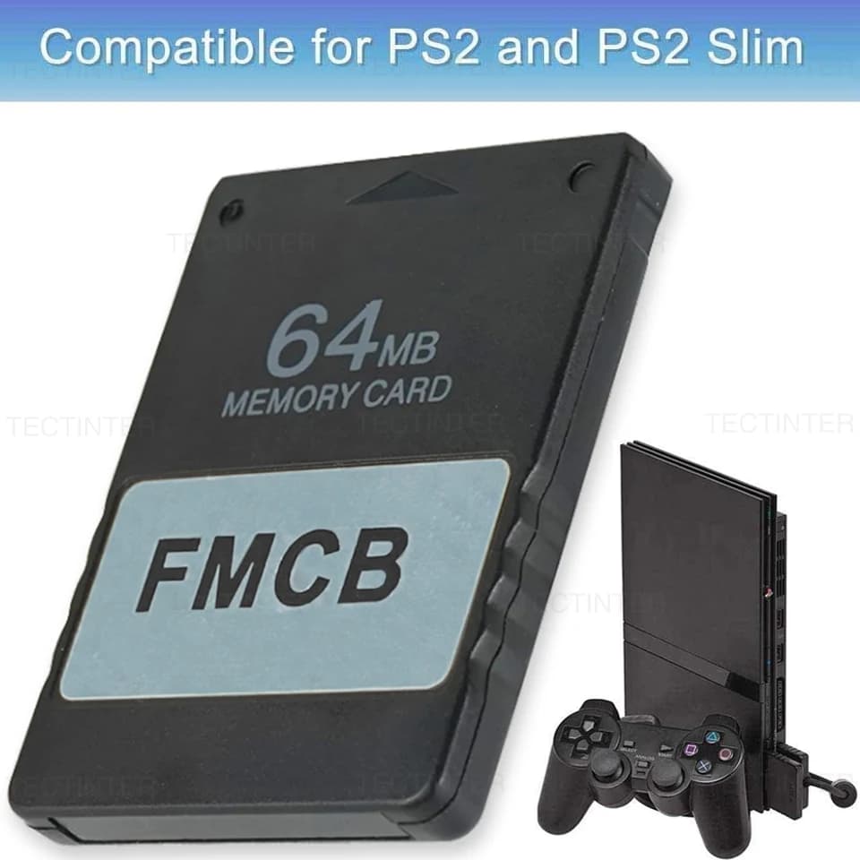 Scheda FMCB Free McBoot per Sony PS2/PS2 Slim 8MB/16MB/32MB/64MB, Scheda di Memoria V1.953 OPL MC Boot per Accessori Playstation 2