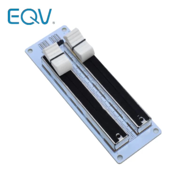 Electronic Building Block 10K Double Fila Sliding Potentiometer Linear Module For Arduino Mixer Linear Sliding Resistance