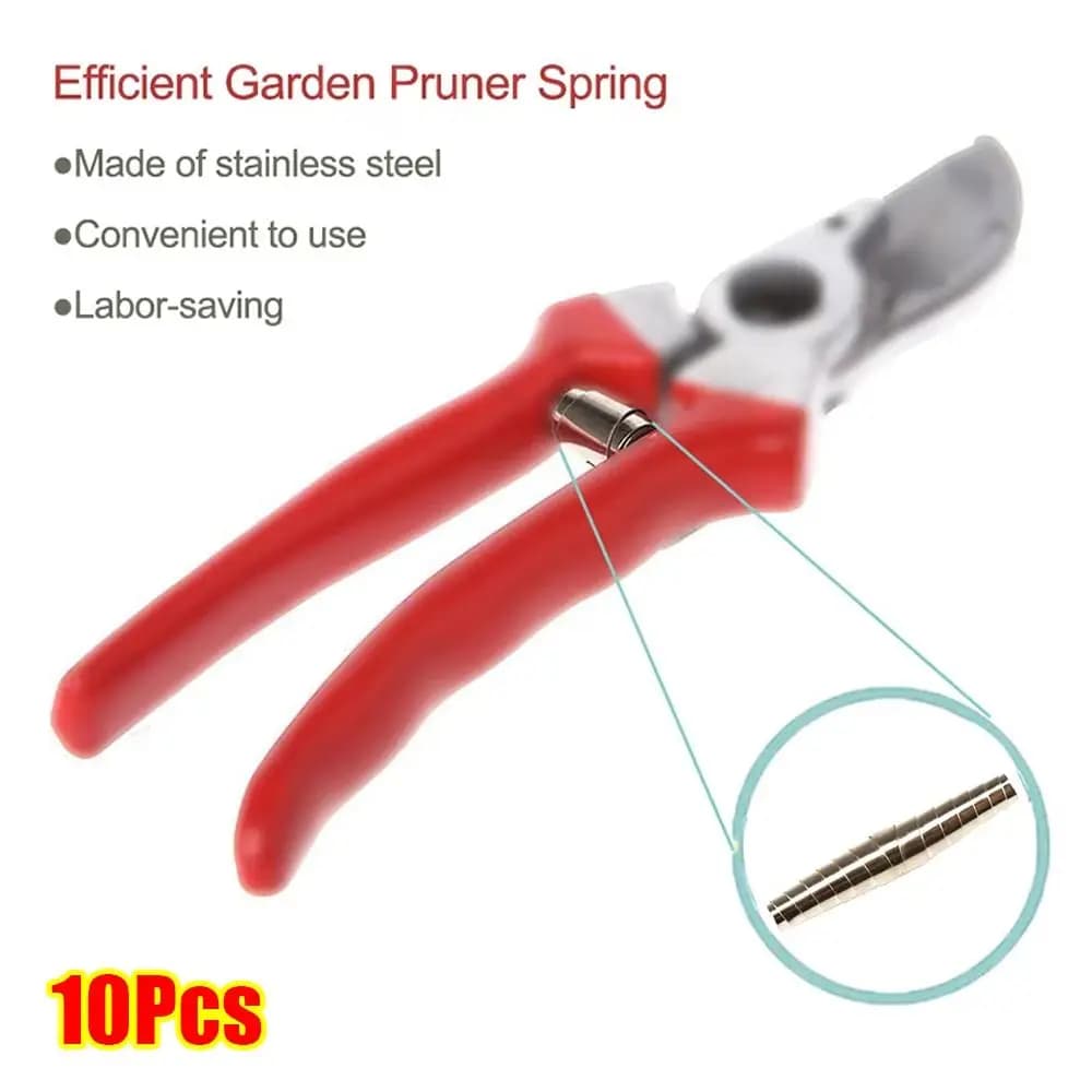 Durable 10 Piece Stainless Steel Shears Replacement Shears 6cm Spare Shears Tool for Silver Garden Spring
