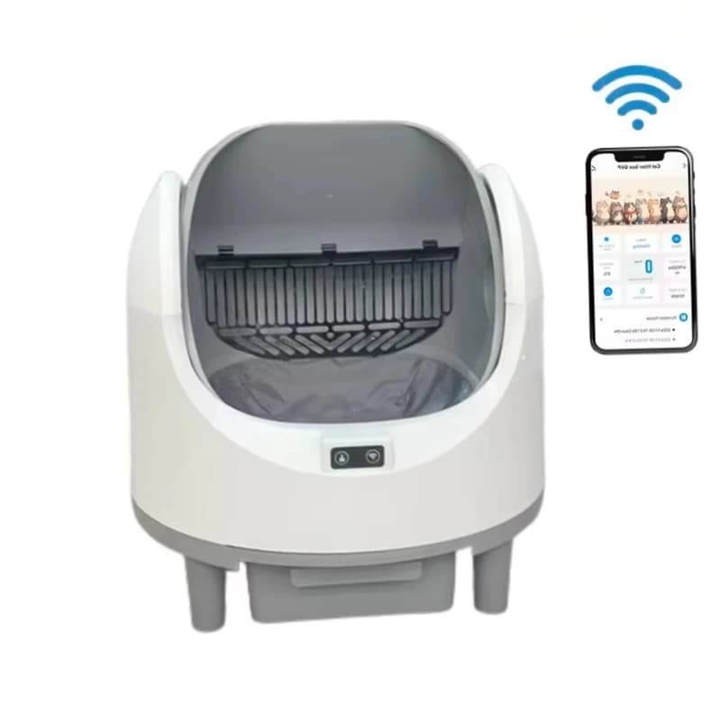 Lettiera per Gatti Automatica da 68L OEM/ODM, Lettiera Autopulente Intelligente