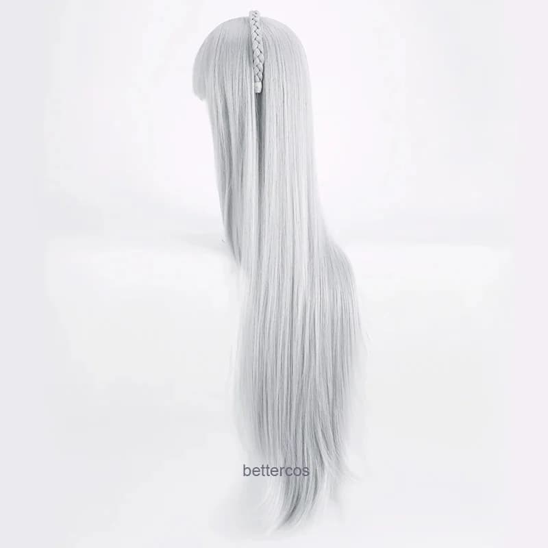 3,v;5'h\8/Re: Life in a Different World from Zero Emilia Cosplay Wigs Long Heat Resistant Synthetic Hair Wig + Wig7;j'9.g\2/