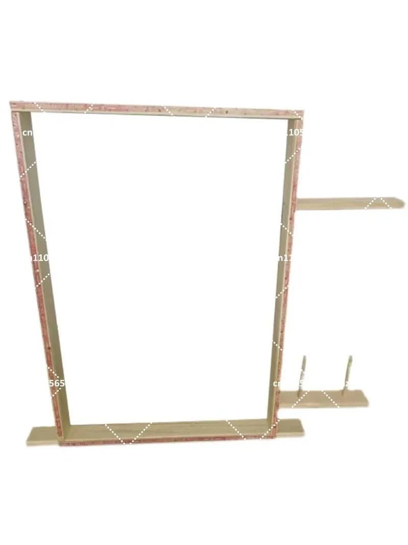Large 90x90cm Tufting Frame for Rug Making, Punch Needle Carpet Frame, Heavy Duty Adjustable Tufting Tool for DIY Rug Crafting