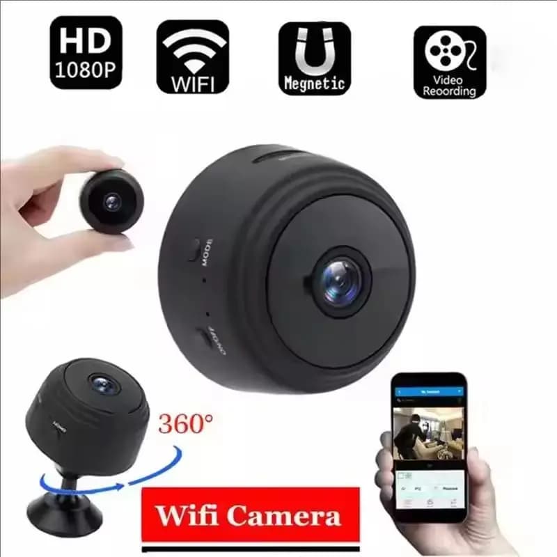Videocamera di sorveglianza domestica intelligente wireless Mini Wifi A9 HD 1080P con video Web con sensore per la sicurezza
