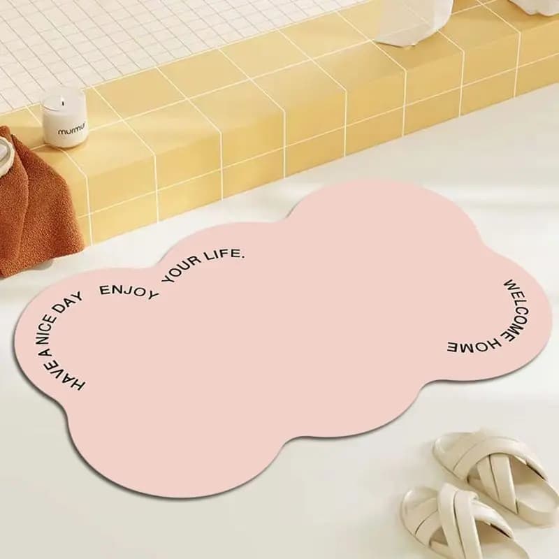 Bathroom diatom mud floor mat quick drying non-slip foot mat toilet special mat door mat bathroom carpet