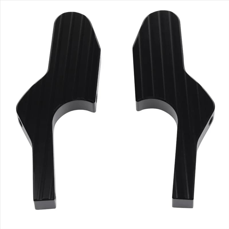 Poggiapiedi passeggero posteriore esteso per Piaggio VESPA GTS300 GTV 200 250 300IE Moto Nero