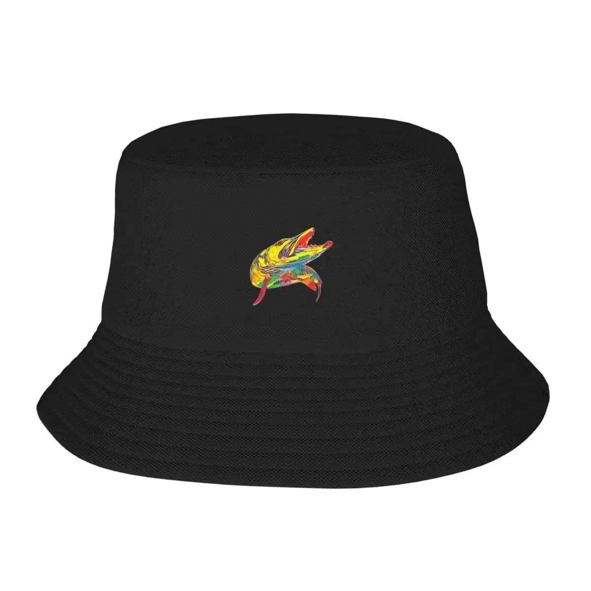 2025 New Muskie Hunter Musky Fisherman Art Fly Fishing Novelty Gifts Pullover Hoodie Bucket Hat Women's Beach Outlet Men's
