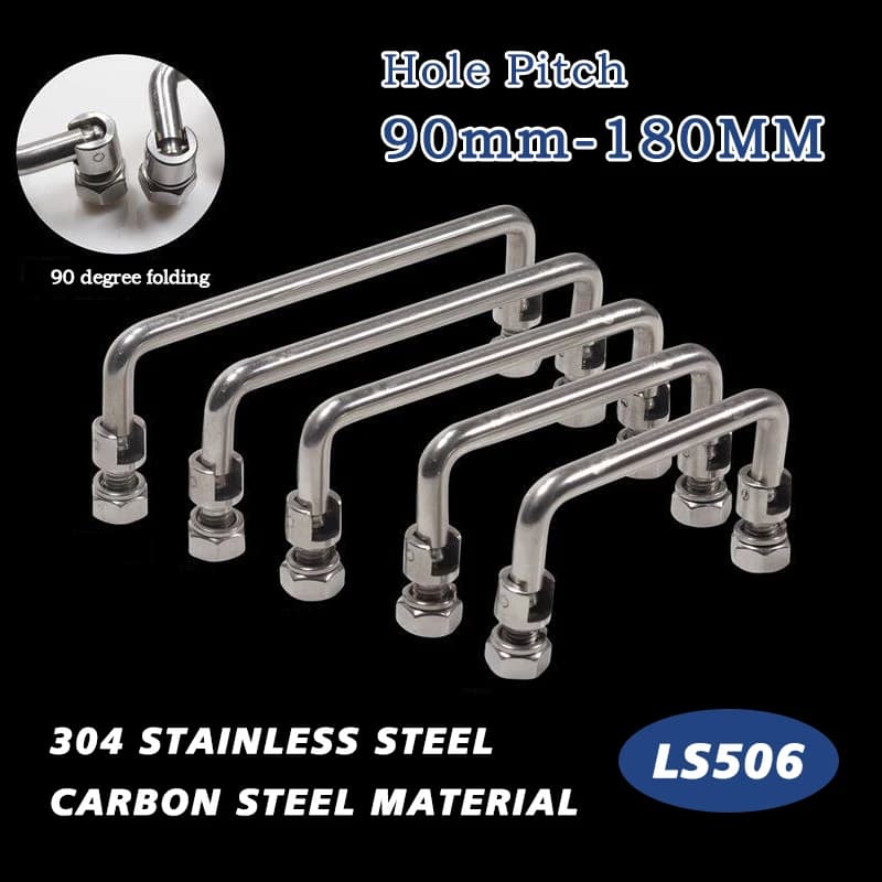 LS506 90-180mm Steel Drawers and Cabinets for Doors, Kitchen and Guardaroba, with Orientable Fixing Hole