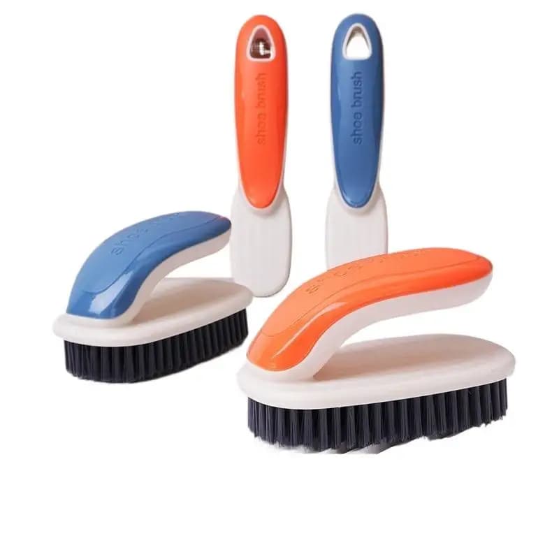 Handheld Soft PP Bristle Cleaning Brush Multi Purpose For Shoe Clothing Household Daily Washing Tool