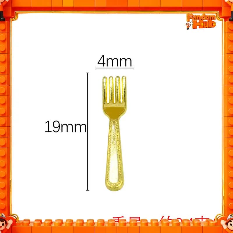 Nuovo Set Mini Cucchiaio Forchetta Coltello, Giocattolo Modello in Miniatura, Accessorio per Cucina Casa delle Bambole, Giocattolo per Scenari di Cibo Finto, Regalo per Appassionati