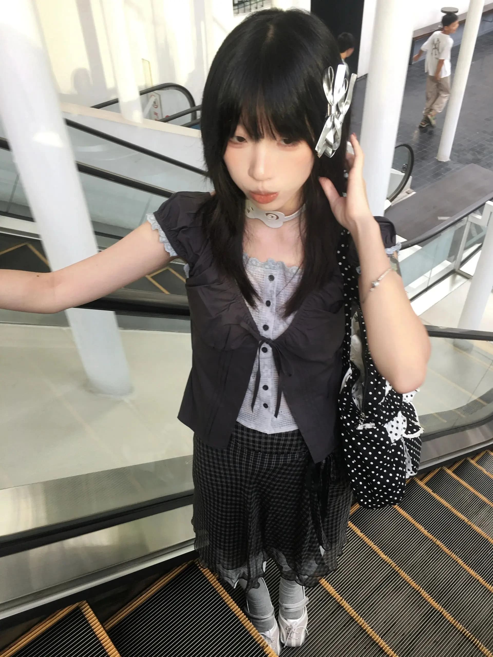 Retro Style Splice Lace Waist Cinched Floral Top Women's Shirt Breathable Lightweight Short Sleeve Casual Floral Print