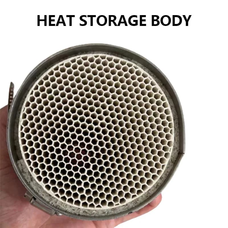 Dispositivo a nido d'ape in ceramica per accumulo di calore 114*60mm, apertura 5mm e spessore parete 0,7mm per recuperatore a parete, scambiatore in ceramica