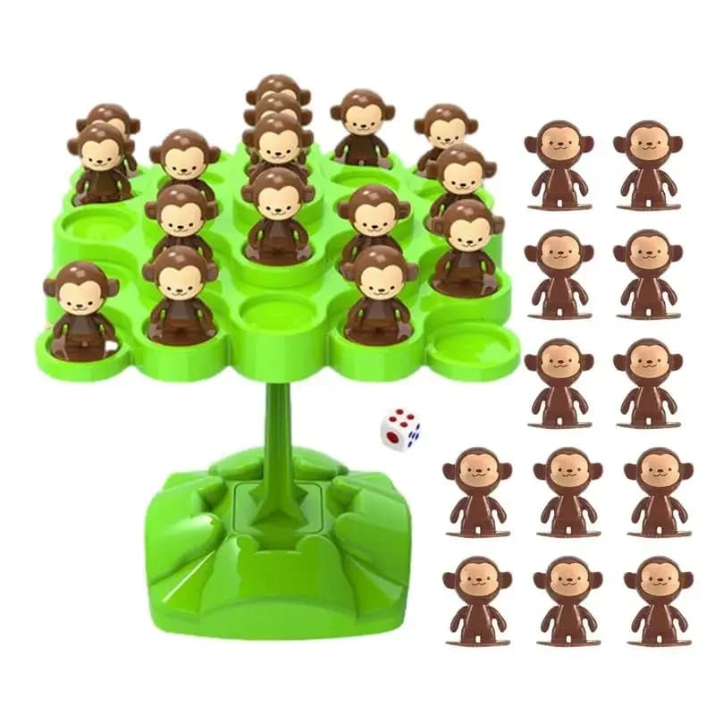 Creative Balancing Tree Toy Digital Monkey Balancing Educational Table Game with Numbers Toys for Learning Children Mathematical Toy Montessori