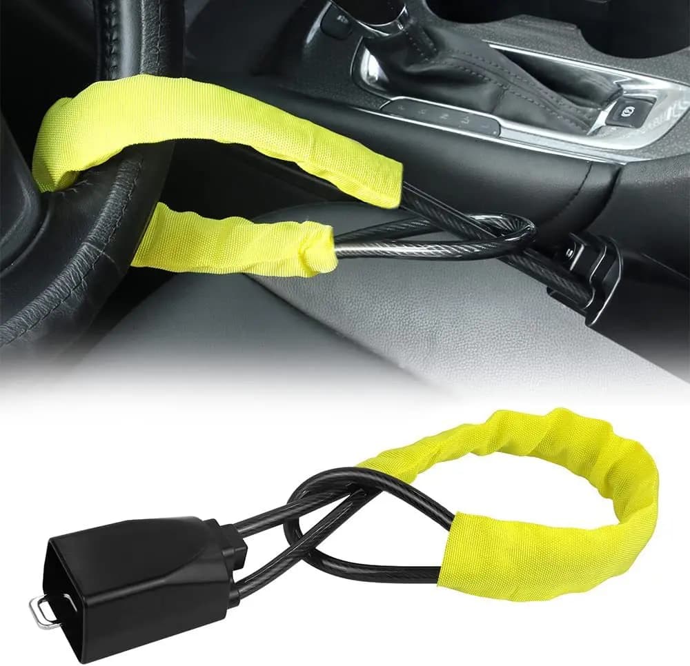 Safety Belt Lock for Steel Car Wheel with Wheel Block Main Material for Car Safety