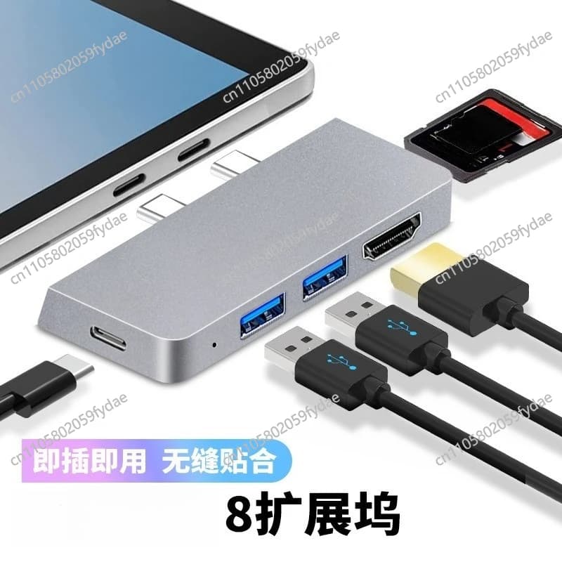 Adattatore USB-C Hub Type-C con Docking Station SD/TF per 9 8 Pro X, Convertitore Splitter 4K HDTV