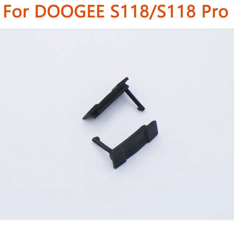 Original DOOGEE S118 S118 Pro Dust Plug USB Rubber Dust Plug Cell Phone TYPE-C Dust Plug For DOOGEE S118 Smart Phone
