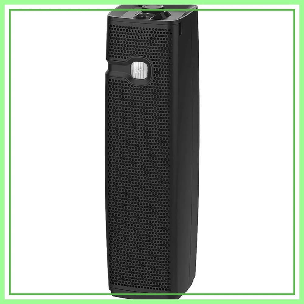 Purificatore d'aria HEPA Tower Slim con ionizzatore per ambienti piccoli e medi, indicatore di durata del filtro