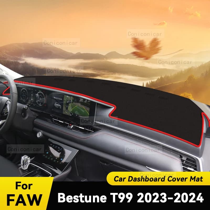 Protective rug dashboard cover for FAW BESTUNE T99 2023 2024 car accessories dashboard carpet Dashmat anti-uv