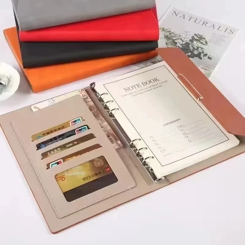 Nuovo raccoglitore A5 per notebook in pelle Pu, cartella per blocco note della Bibbia, diario A5, agenda settimanale, agenda, quaderni, diario di viaggio
