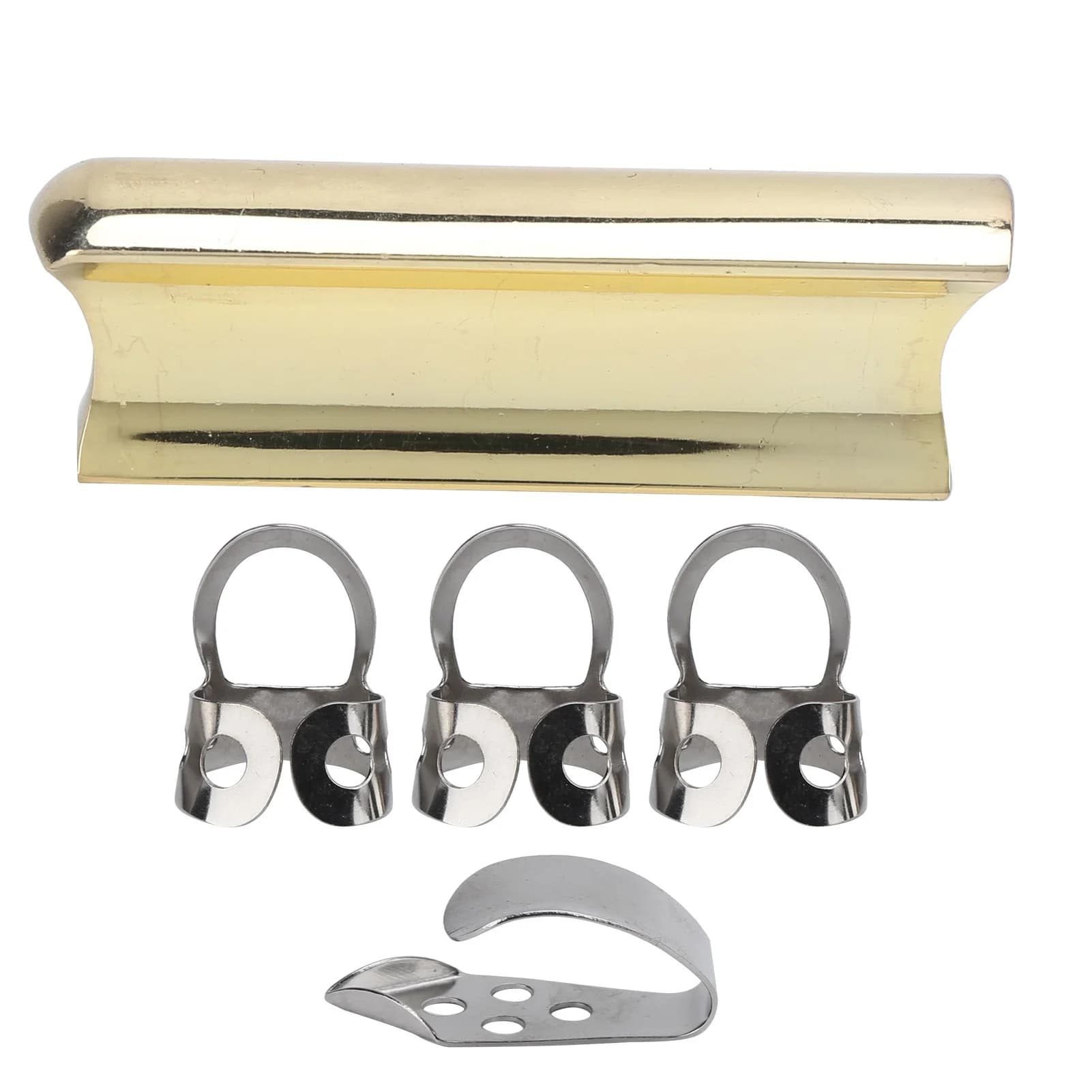 Guitar Slide Bar Stick Picks Stainless Steel Metal Antirust Solid Instrument Accessories