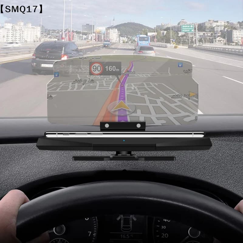 Car HUD Head Up Display Phone Holder Mount GPS Projector【SMQ】