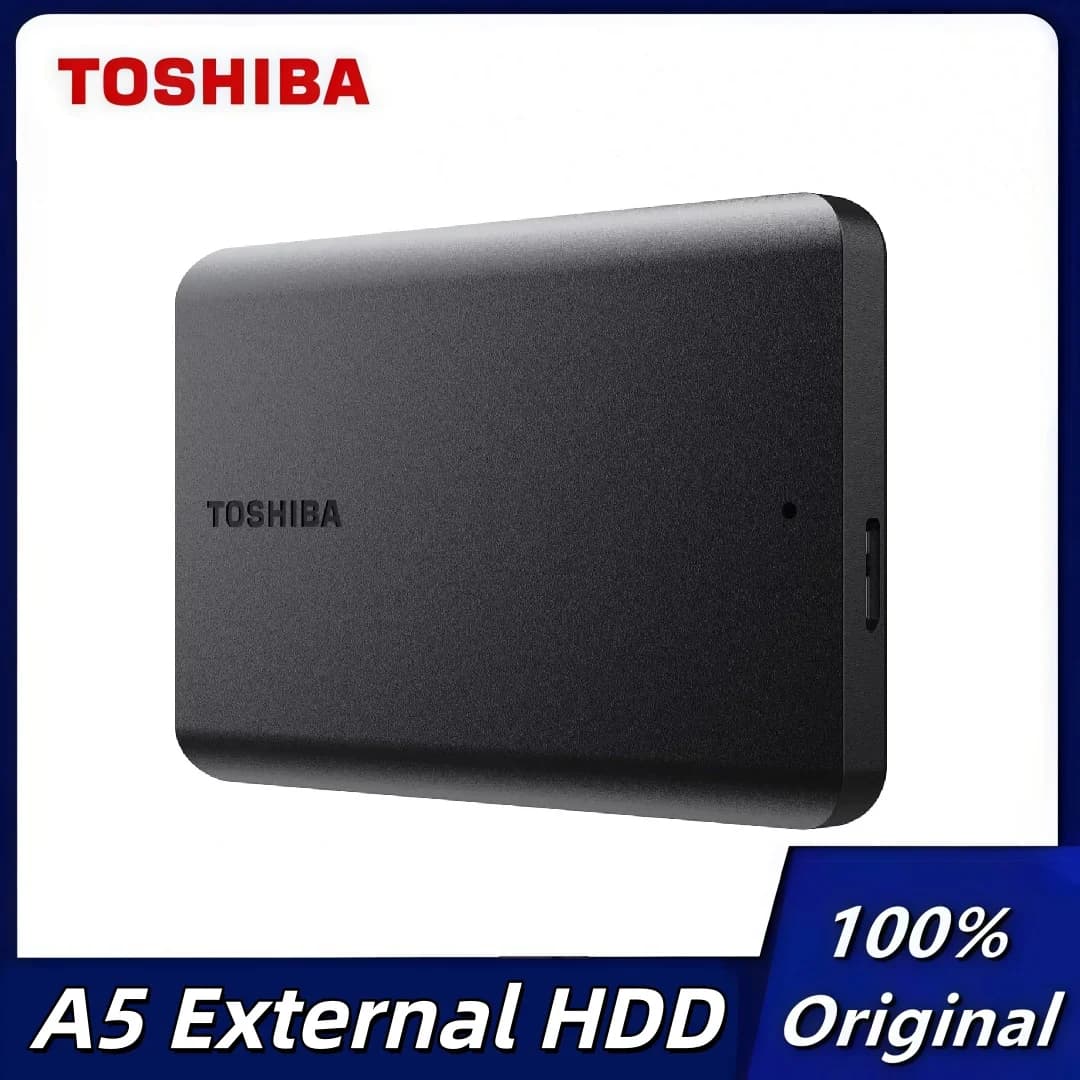 Hard Disk Esterno Portatile Originale Toshiba 4TB/1TB/2TB Canvio Basics USB 3.2 Capacità di Archiviazione Dati Esterna per PS5 e Notebook