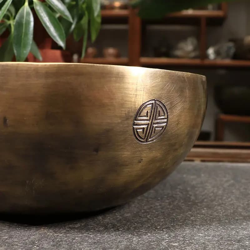 Nepalese Handmade Copper Buddha Sound Bowl for Yoga And Meditation Planetary Energy Full Moon Singing Bowl Handcrafted Spiritual