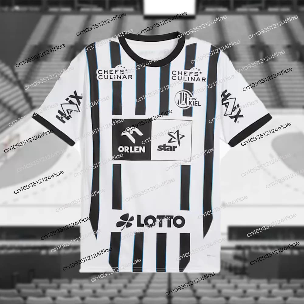 Maglia da Pallamano THW Kiel Germania 2026, T-shirt da Uomo, Completo da Allenamento per Bambini, Kit Speciale per Tifosi, T-shirt Sportiva