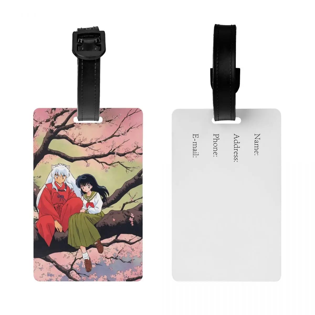 Etichette per Bagagli Manga Kimono Inuyasha Sesshomaru, Accessori per Valigie, Etichetta per Bagaglio da Viaggio, Porta Nome e Indirizzo