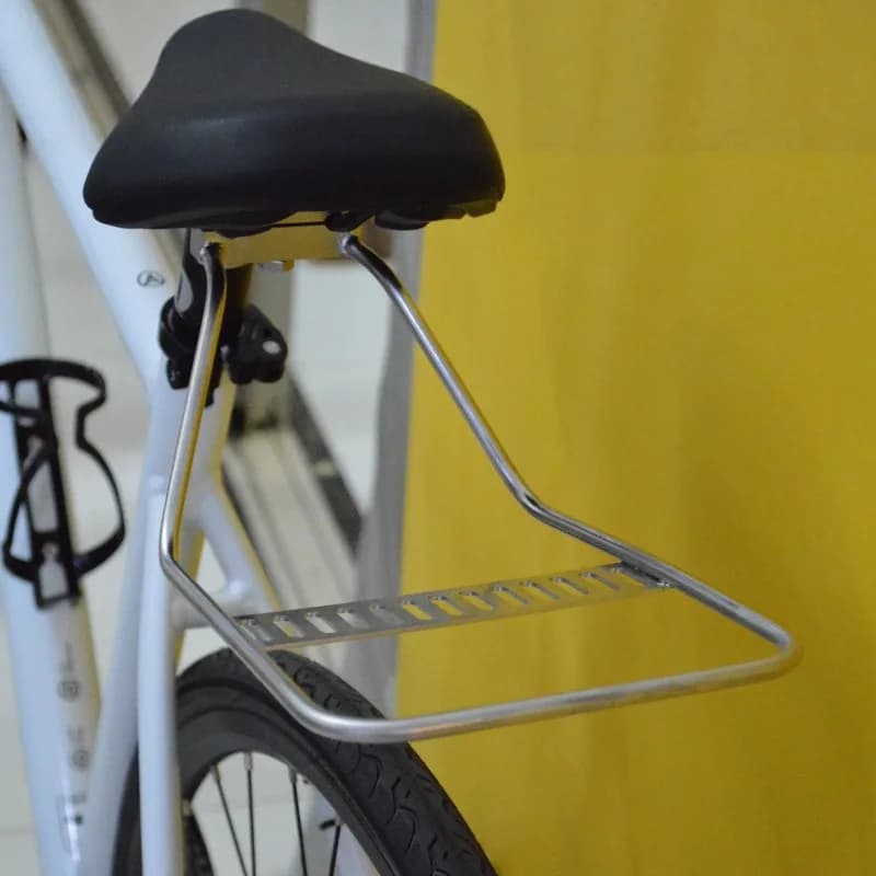 Bicycle Rear Rack 304 Stainless Steel Luggage Carrier Rust Proof Bike Backpack Racks Seat Bow Load Portable Bicycles Accessories