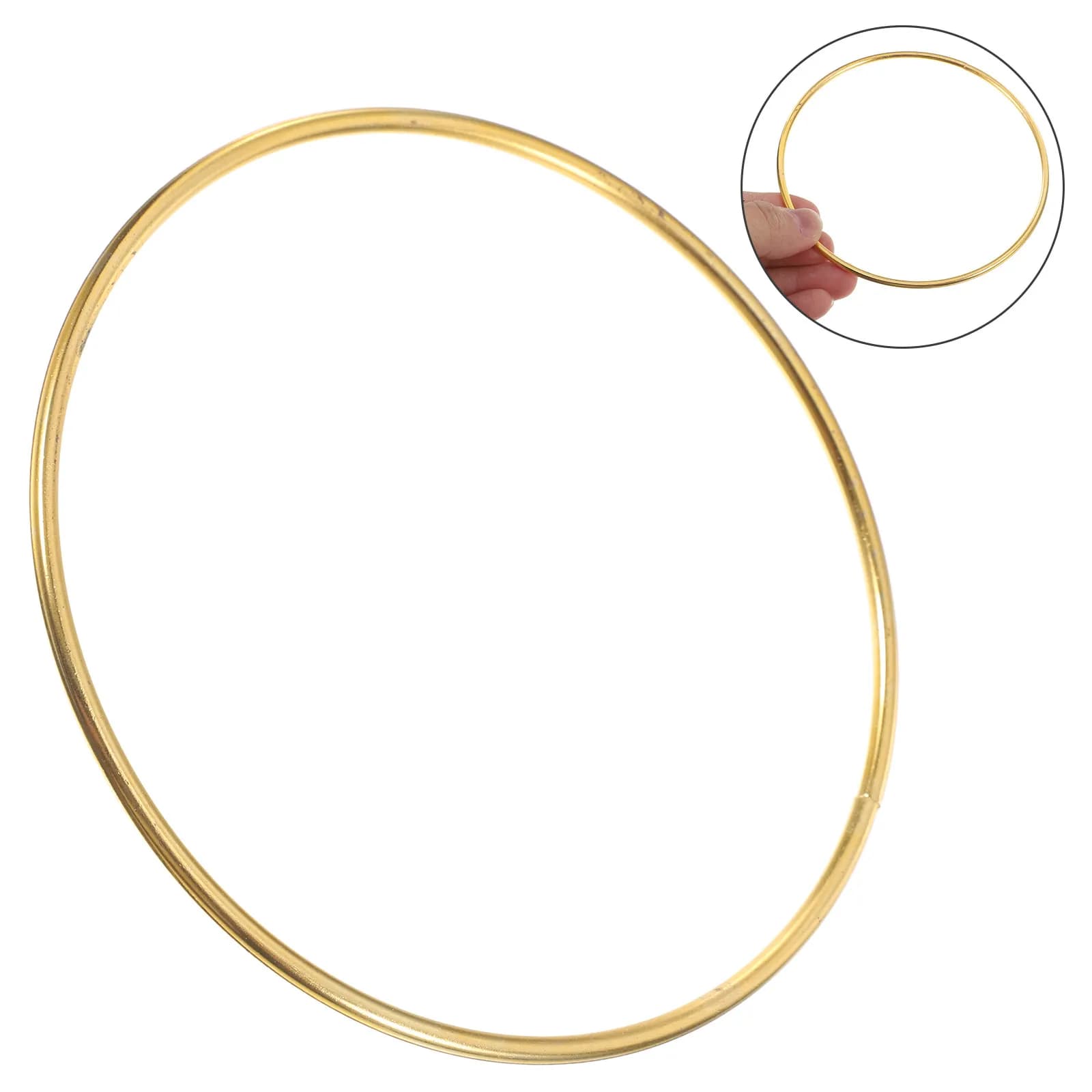 6 Pcs Ring Dream Catcher Diy Material Hoop Craft Hand Making Rings Wreath Frame
