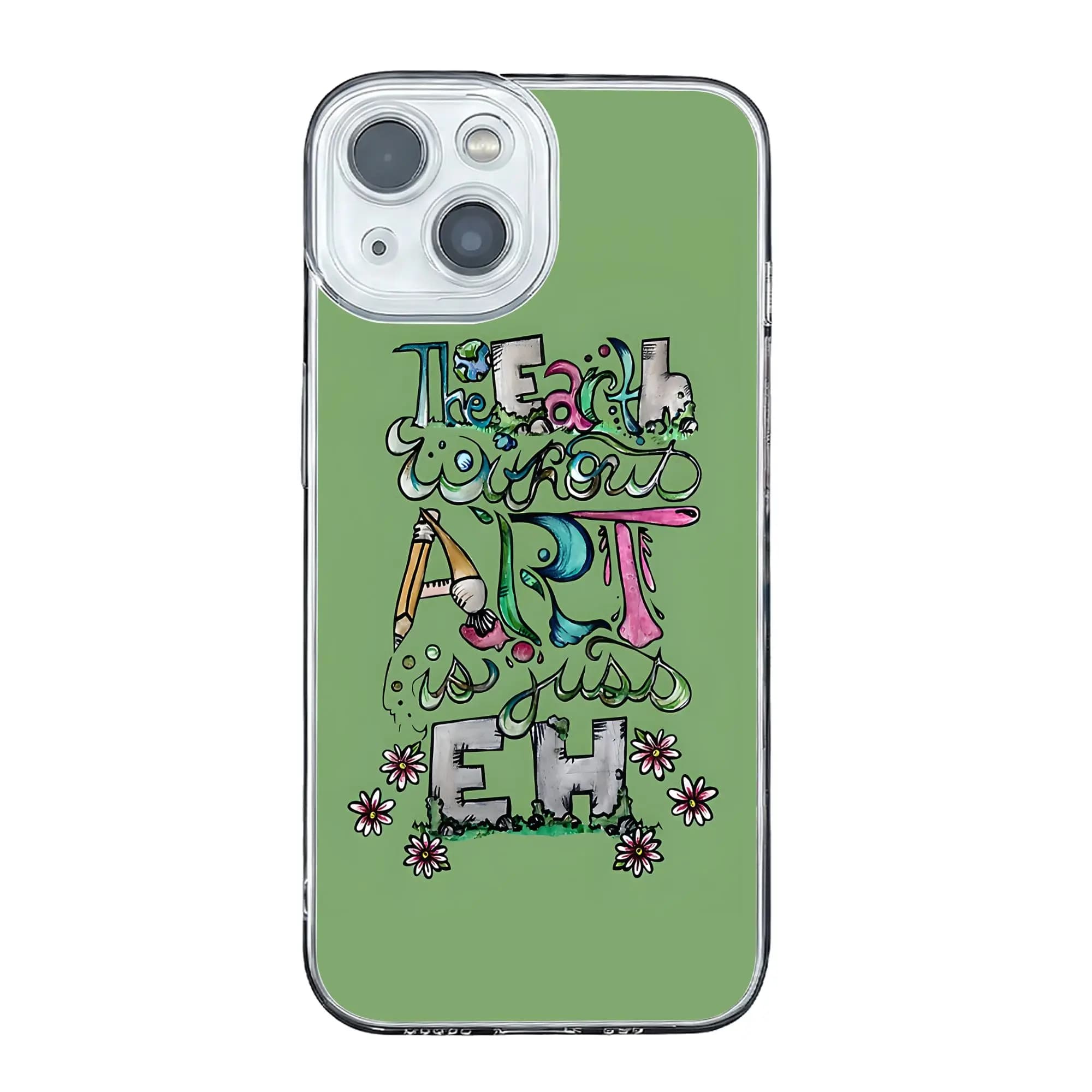 Cover anti-collisione The Earth Without Is Just EH per iPhone 17 16 15 14 13 12 11 Pro Max