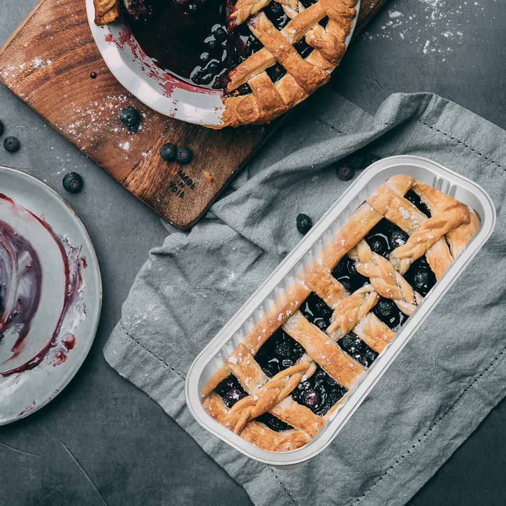 Set di 15 Contenitori in Alluminio con Coperchi, Vaschette Usa e Getta a Prova di Perdite per Catering, Barbecue, Preparazione Pasti, Congelamento e Conservazione