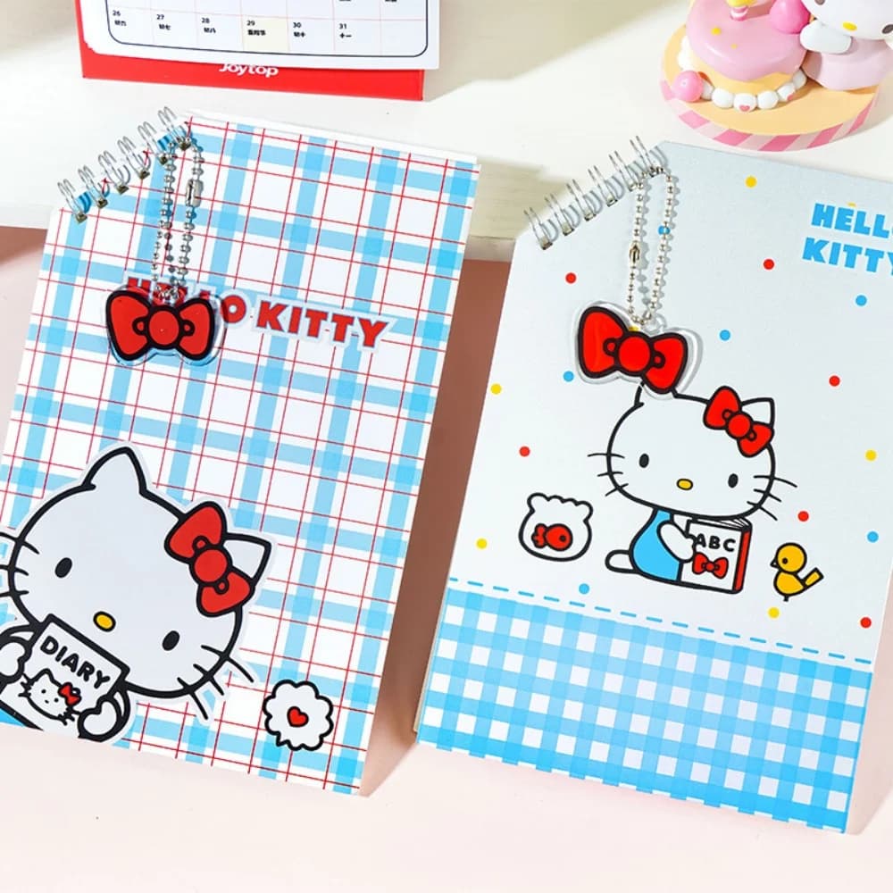 Notebook originale Sanrio Hello Kitty A5 con linea orizzontale, taccuino per studenti rimovibile, materiale scolastico per cartoni animati, regali per ragazze