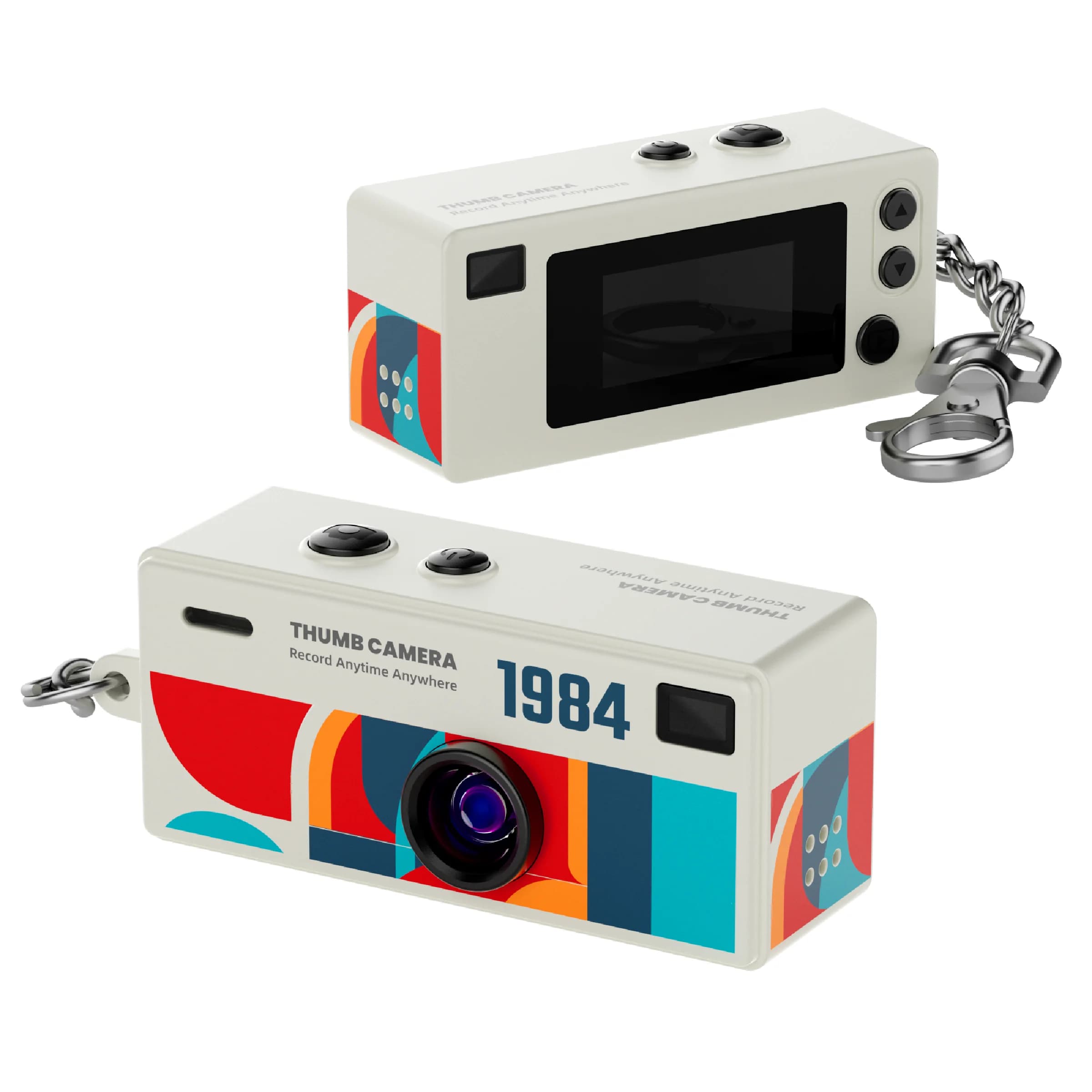 Mini G6 digital camera with 0.69 inch TFT LCD screen, HD 1080P recording, requires TF card to take photos and video shooting during outdoor travel