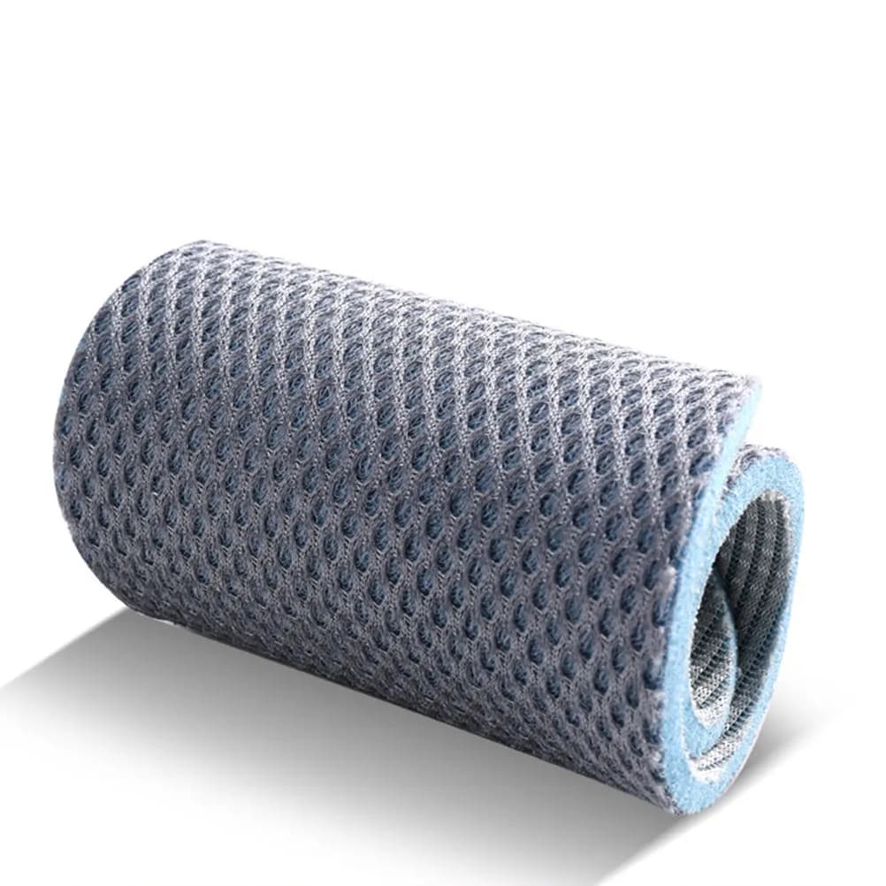 4 Paia di Solette Traspiranti Ammortizzanti con Supporto Ergonomico per Arco Plantare, Cuscinetti per Scarpe Sportive da Uomo, Assorbenti in Rete, Misura Unica