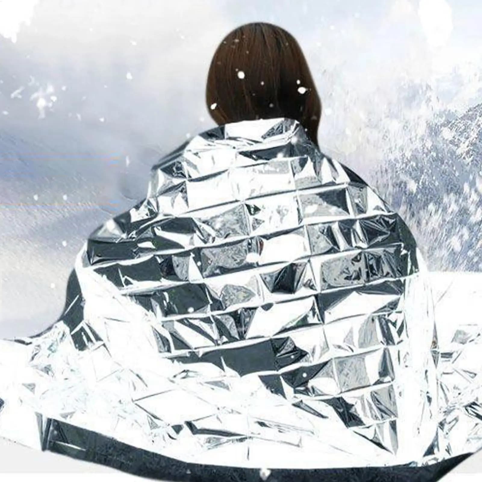 Emergent Blanket MylarThermal Outdoor Survive First Aid Kit Rescue Multifunctional Survival Blanket Survival Gear