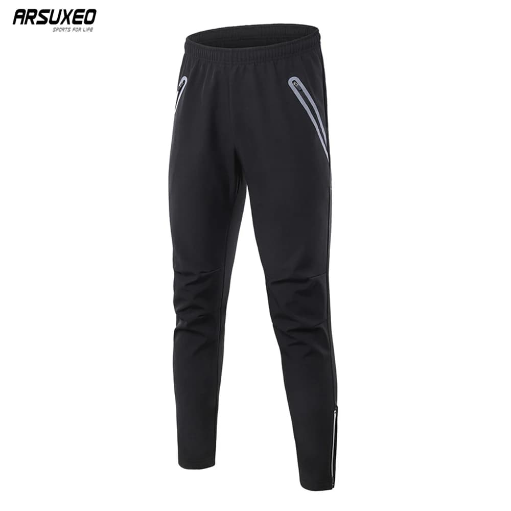 ARSUXEO pantaloni da ciclismo da uomo Mtb Leggings da bicicletta riflettenti pantaloni da pesca biciclette Motocross pantaloni da bici caldi 22NN