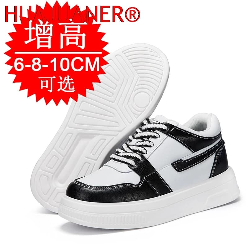 2026 Men's shoes with lift Risen sneakers for men 6cm 8cm 10cm Shoes with hidden heel increased with breathable height