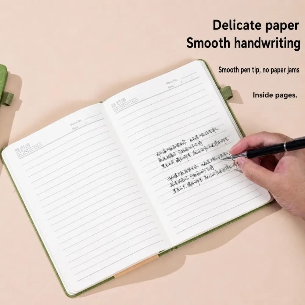 Portable Dupont Paper Hardcover Notebook a5/A6 Waterproof Lined Notebook Diary Planner School Office Supplies