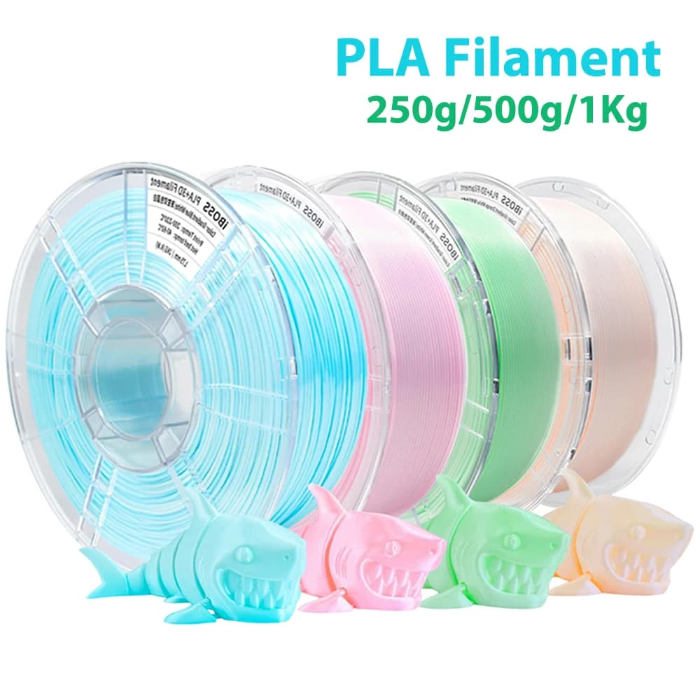 250g 500g 1Kg PLA Blue Silk Shaded White 3D Printer Filament 1,75mm Green Silk White 3D Printing Material White pink cream