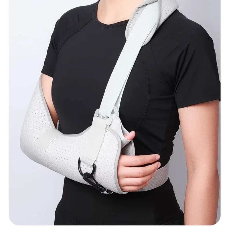 Fissaggio del braccio per frattura dell'imbracatura dell'avambraccio Tutore per lesioni al gomito postoperatorio con protezione dell'articolazione del gomito Supporto per l'avambraccio del gomito del polso