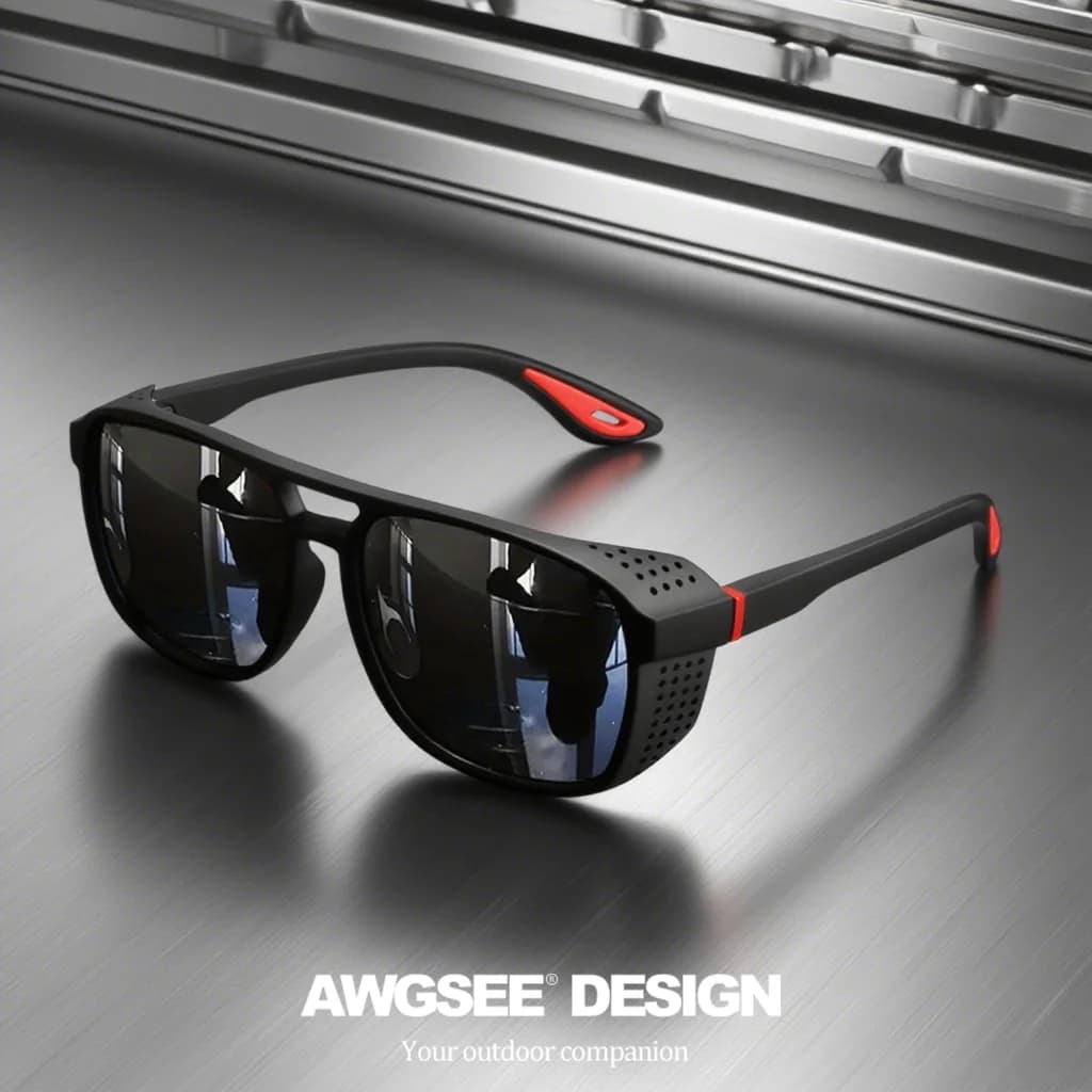 Polarized Sports Sunglasses Professional UV400 Windproof for Cycling Fishing Hiking Activities Open for Men and Women